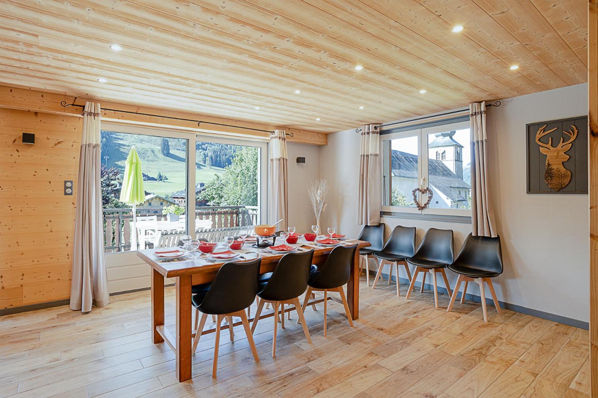 Chalet Les 4 Saisons - Ski, Parking Et Jardin Abondance Zewnętrze zdjęcie